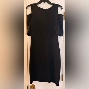 MICHAEL Michael Kors Black Cold Shoulder Dress